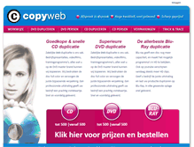 Tablet Screenshot of copyweb.nl